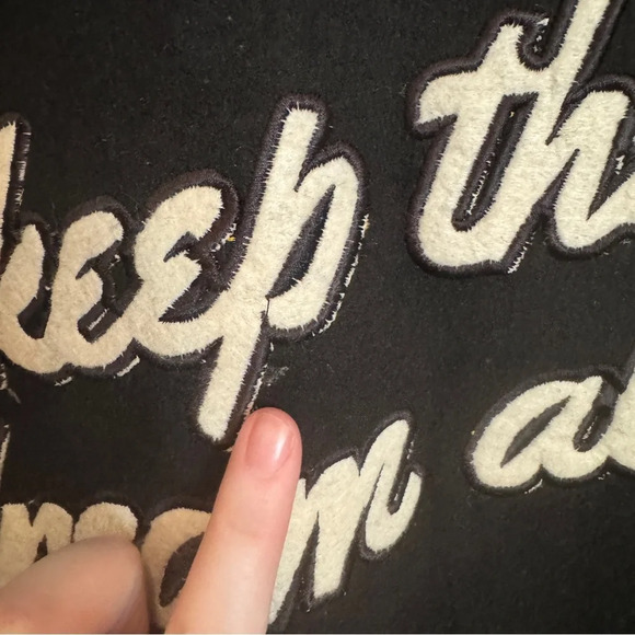 Lug Keep The Dream Alive Varsity Jacket Sz S Men's Streetwear Sports Letterman - Picture 13 of 16